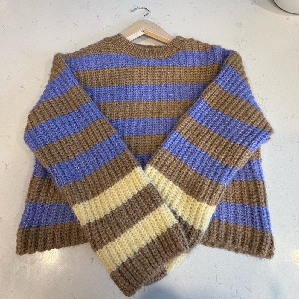 Zara Knit Striped Sweater Size Small